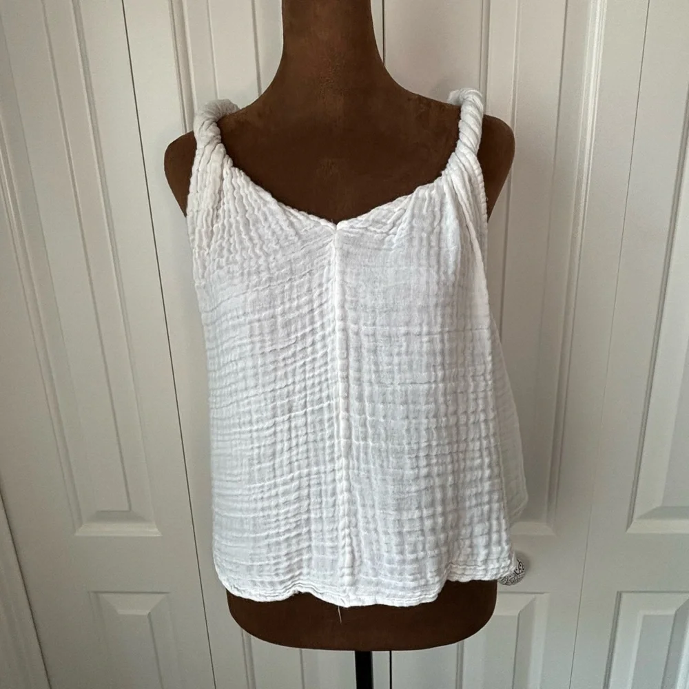 Free People Free-est Massima Reversible Gauze Top, Size Small